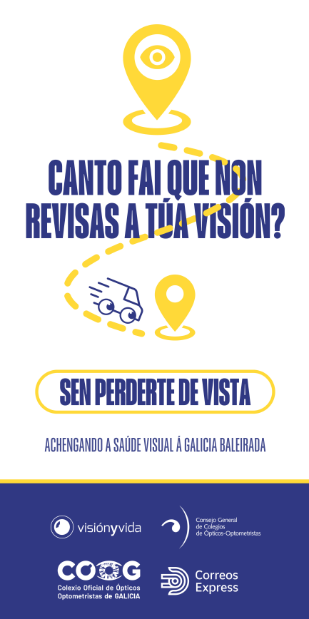 la acción que acercará la salud visual a cuatro pueblos de la Galicia más despoblada